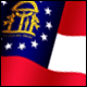 3D Georgia Flag