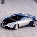 Bugatti Silver Black