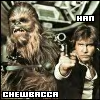 Chewbacca & Han