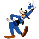 Goofy Dressed In Blue