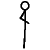 Thrusting stickman