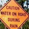 Water on road